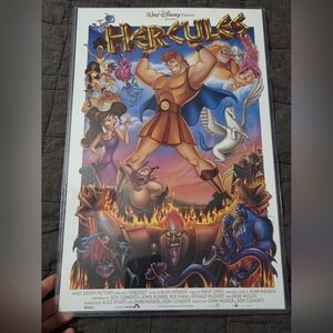 Disney Hercules Mini Replica Movie Poster With Protective Sleeve